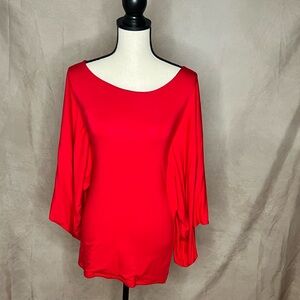 Sky Red Rhinestone Back